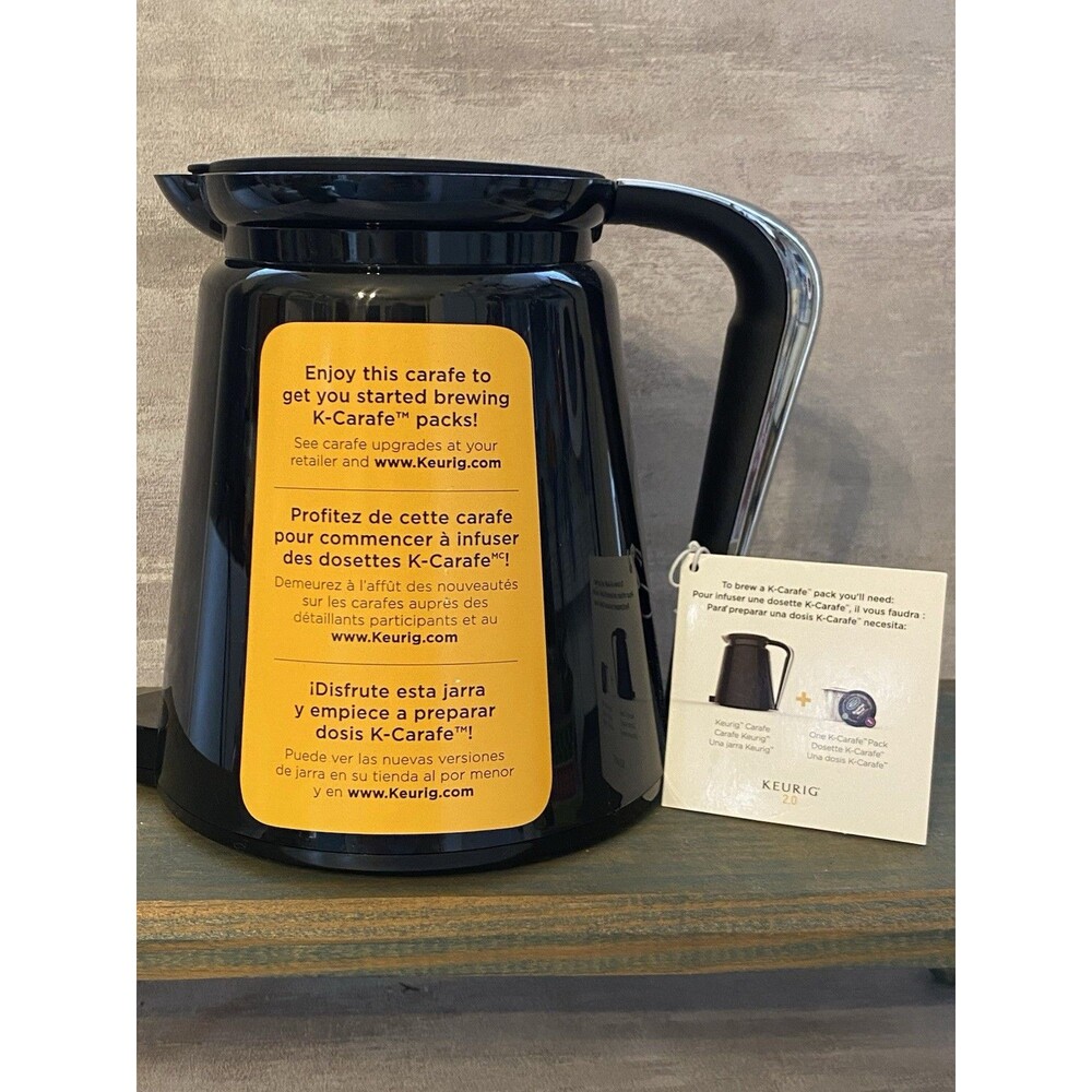Keurig Hot 2.0 Carafe 32 oz Brewing Capacity Black Keurig Plus New
